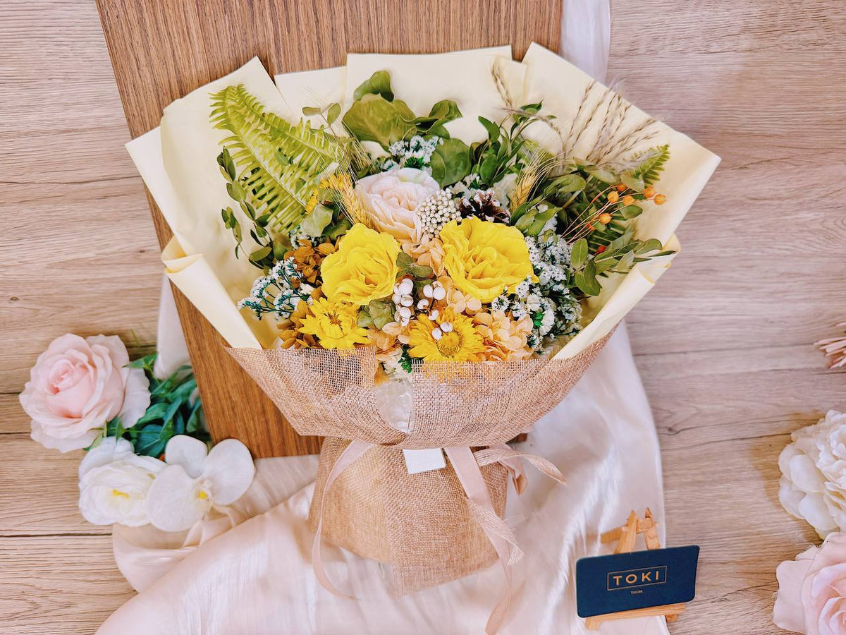 "Garden" (Premium) Yellow TOKI Flowers