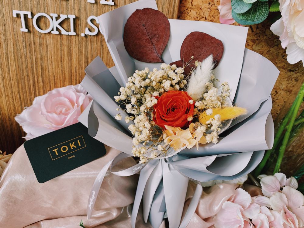 Singapore Florist Delivery, Preserved Real Flower Specialist TOKI