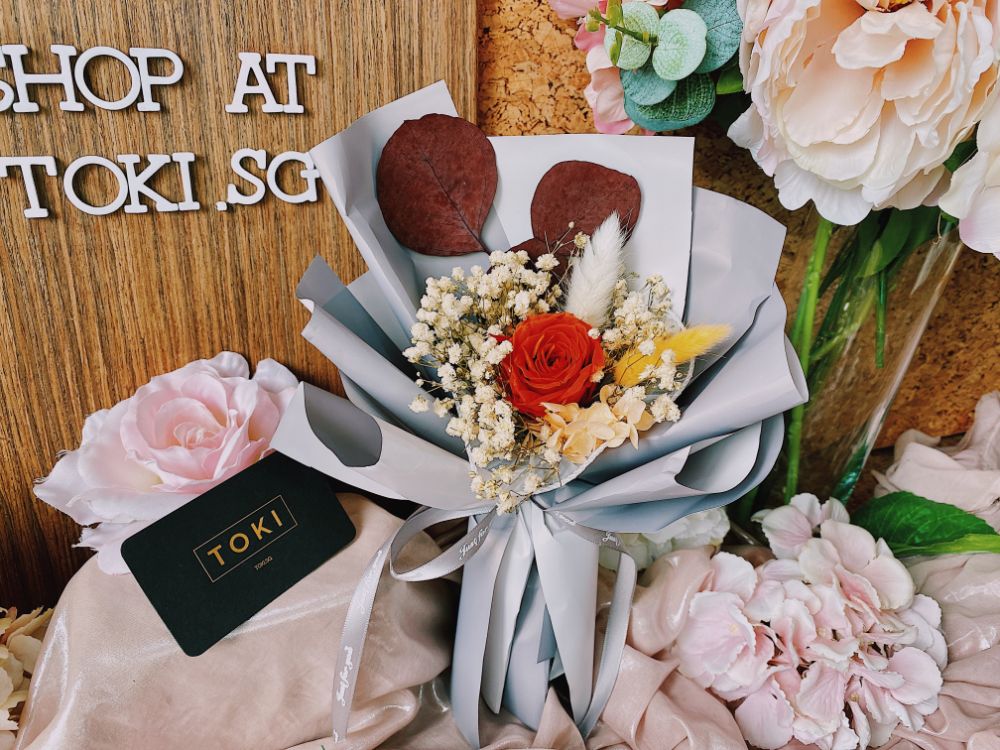 Singapore Florist Delivery, Preserved Real Flower Specialist TOKI